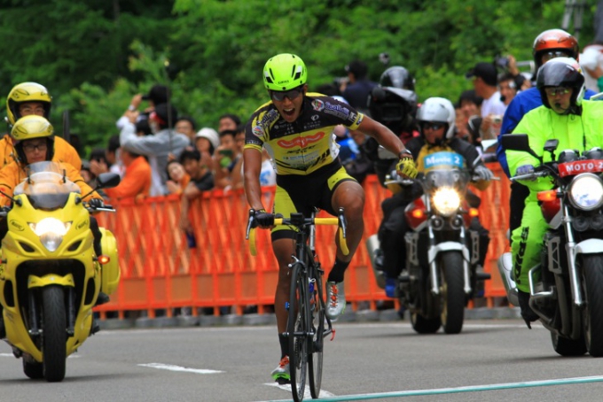 2014年全日本ロードチャンピオンの佐野淳哉（那須ブラーゼン）