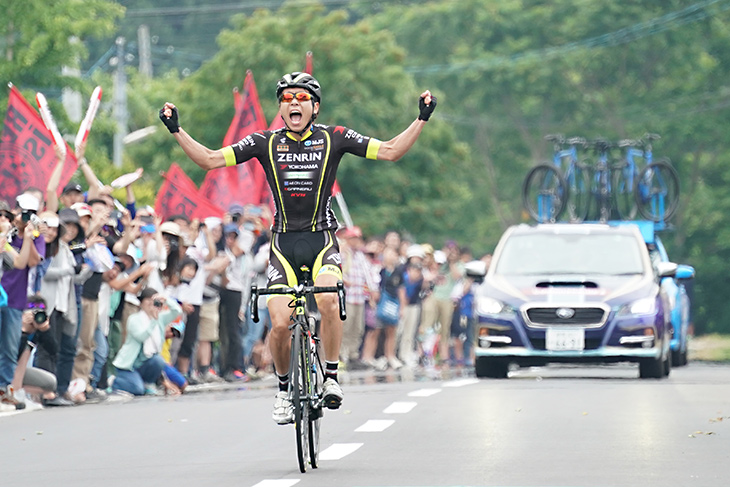 全日本選手権を独走で優勝した畑中勇介（チーム右京）