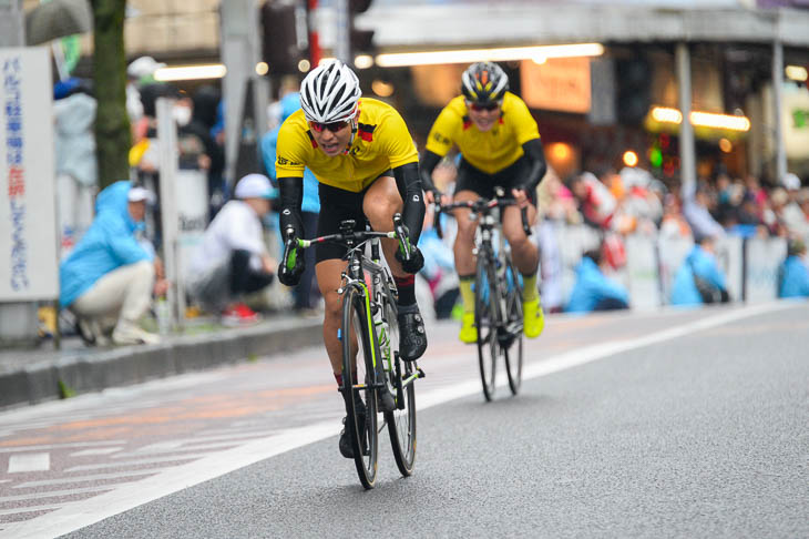 3周目　白河実業高校の2人が飛び出す