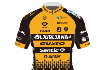 LJUBLJANA GUSTO santics サイクルジャージ　Lサイズ 2023チームljubljanaドルチェグストジャージセット夏