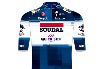 Soudal Quick-Step サイクルジャージ CERAMIC BLUE/WHITE(S